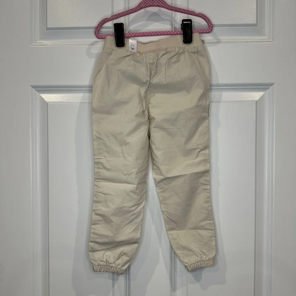 The Children's Place Kids Beige‎ Jogger Pants Casual Comfort Size 3T